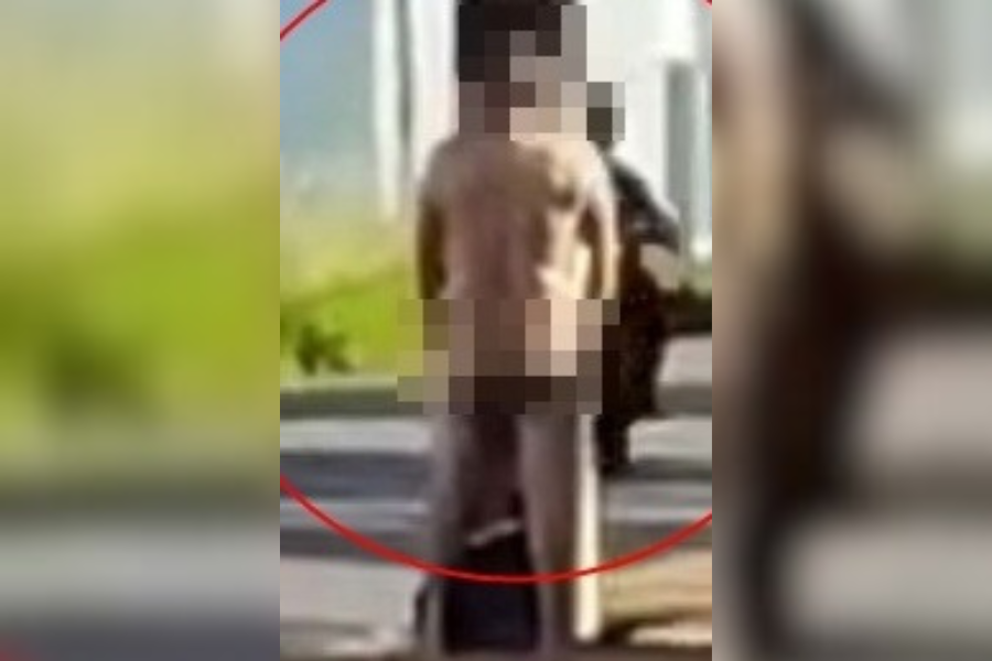 EM VILHENA: Homem é detido após andar nu na avenida Jamari