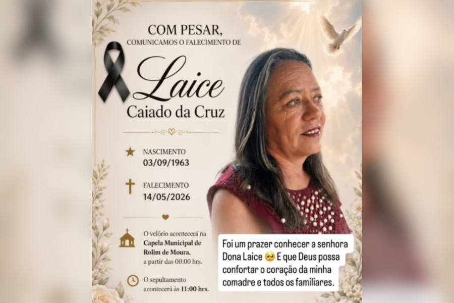 SOFIA ANDRADE: Vereadora presta homenagem à servidora da saúde Laice Caiado da Cruz