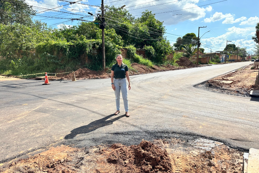 RESULTADO: Sofia Andrade celebra retomada de obra no bairro Jardim Santana