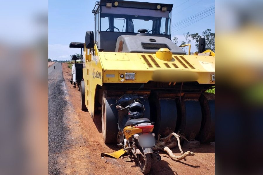 IMPRUDÊNCIA: Falta de sinalização adequada provoca acidente na RO-383