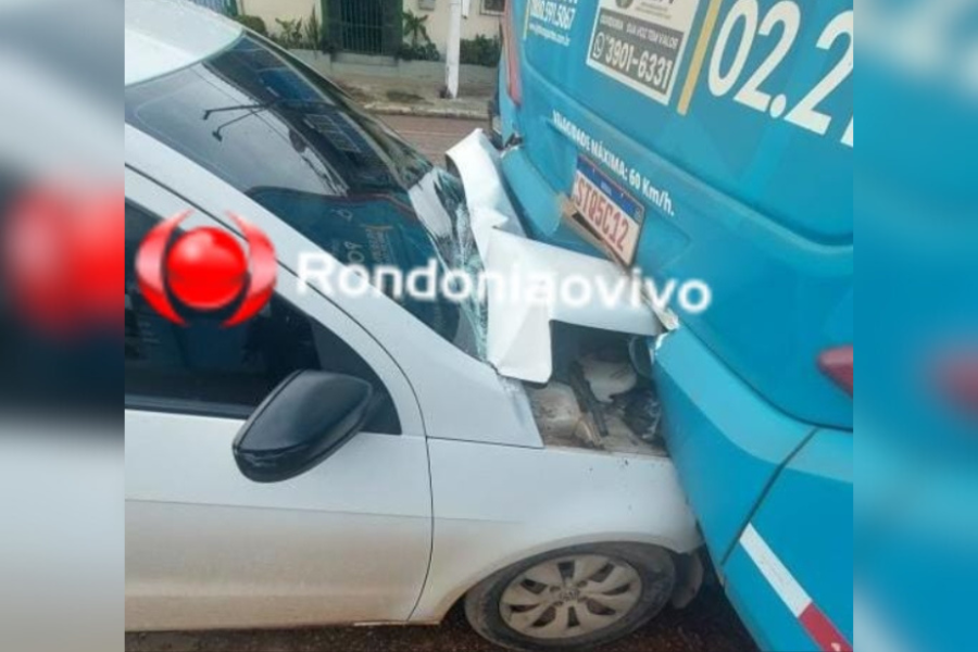 BÊBADO: Motorista de Gol é preso após bater em cheio na traseia de ônibus 