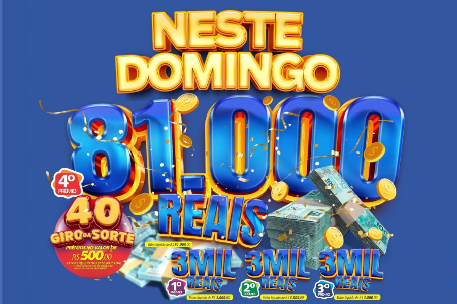 RONDONCAP: 81 mil reais no 4º prêmio no ultimo domingo (19)