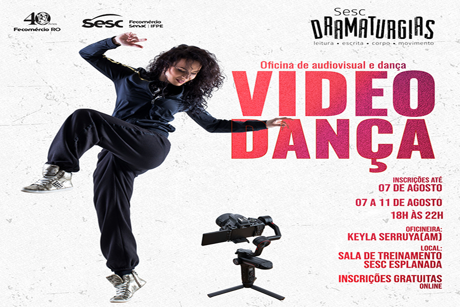 SESC: Inscrições abertas para oficina 'Vídeo Dança'