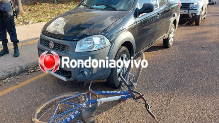 NA CONTRAMÃO: Ciclista é socorrido pelo Samu após ser atropelado por carro