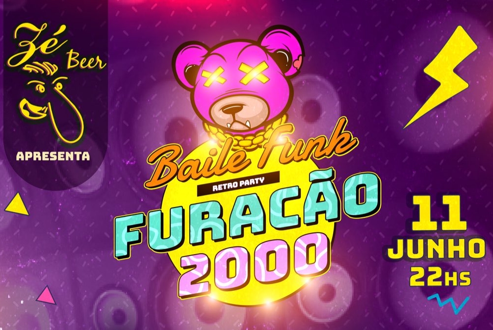 SORTEIO: Confira os sorteados para o Baile Funk  'Furacão 2000' Retrô Party