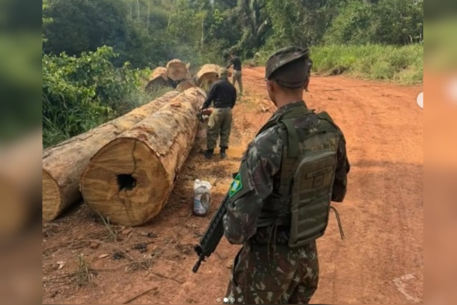 ÁGATA ESCUDO: Operação do Exército e ICMBio combate ilícitos na região de Abunã