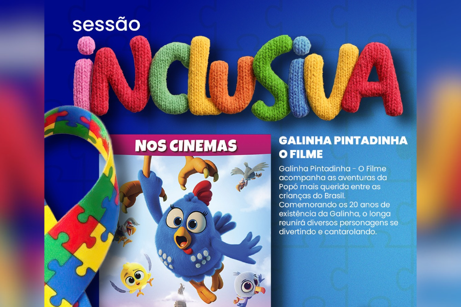 NESTE SÁBADO (31): Porto Velho Shopping recebe sessão inclusiva de 'Galinha Pintadinha: O Filme'