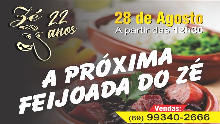 SABOROSA: Deliciosa feijoada do Zé Beer acontece a partir de 12h30 neste sábado (28)