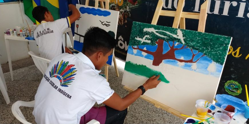 IVAN MARROCOS: Obras de arte do concurso “Rondônia e suas Belezas Naturais” estão em exposição