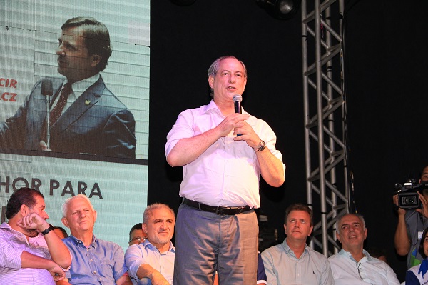 CAMPANHA: Ciro Gomes estará em Porto Velho nesta sexta-feira, 14