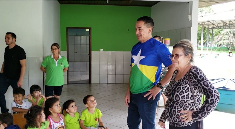 APOIO: Deputado Eyder Brasil visita a Creche Moranguinho e Apae/Ariquemes