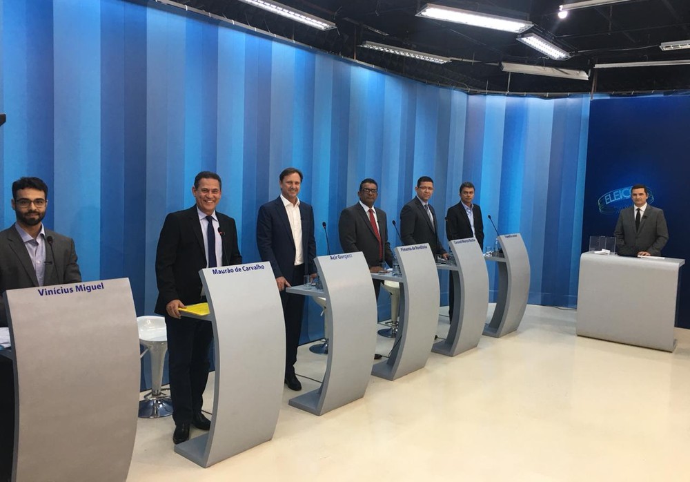 PROPOSTAS: Candidatos ao Governo de RO participam de debate em TV