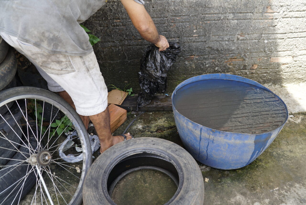 PERÍODO DE CHUVAS: Agevisa reforça cuidados contra criadouros de mosquitos