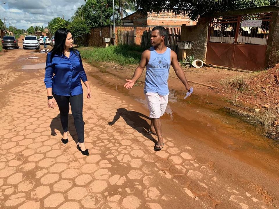 VEREADORA: Cristiane Lopes retorna ao bairro Maringá para cobrar solução para os problemas