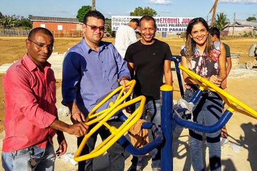 BEM-ESTAR: Ezequiel Júnior participa da entrega de academias ao ar livre em três municípios
