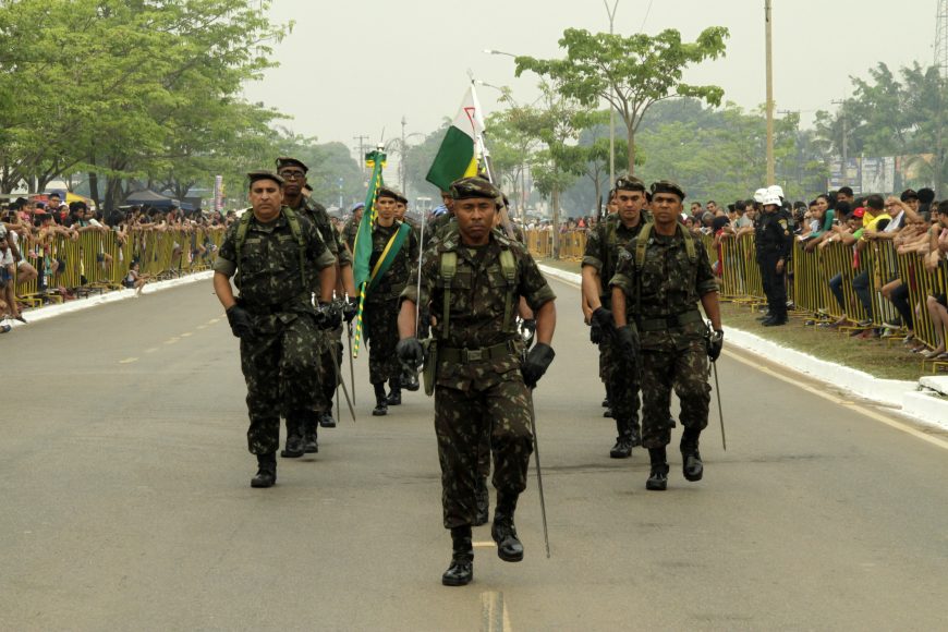 INDEPENDÊNCIA: Militares e estudantes desfilam no 7 de Setembro em Porto Velho