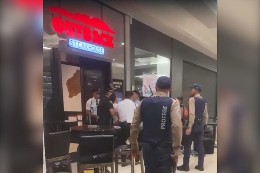 VÍDEO: Equipe da PM é acionada após confusão no restaurante Outback 