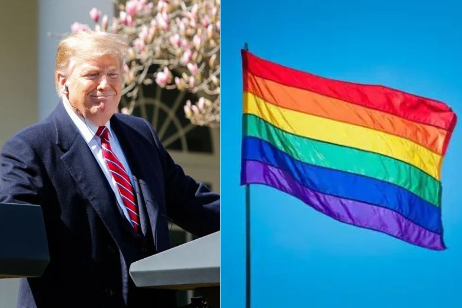 ORDEM EXECUTIVA: Trump proíbe uso da bandeira LGBT+ em edifícios do governo 