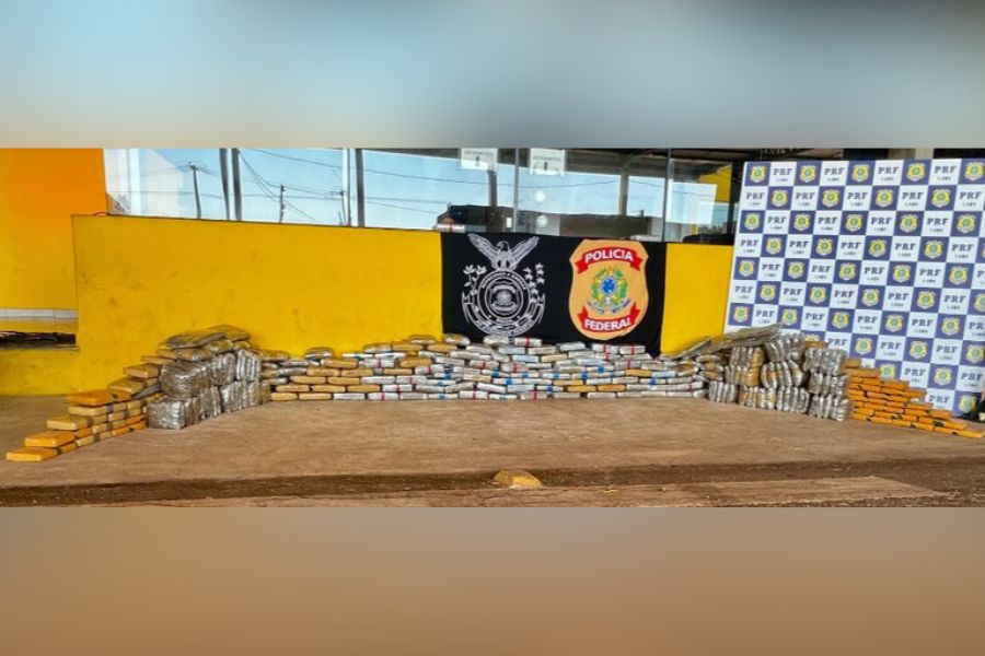 AÇÃO: PF e PRF apreendem 350 kg maconha em Rondônia