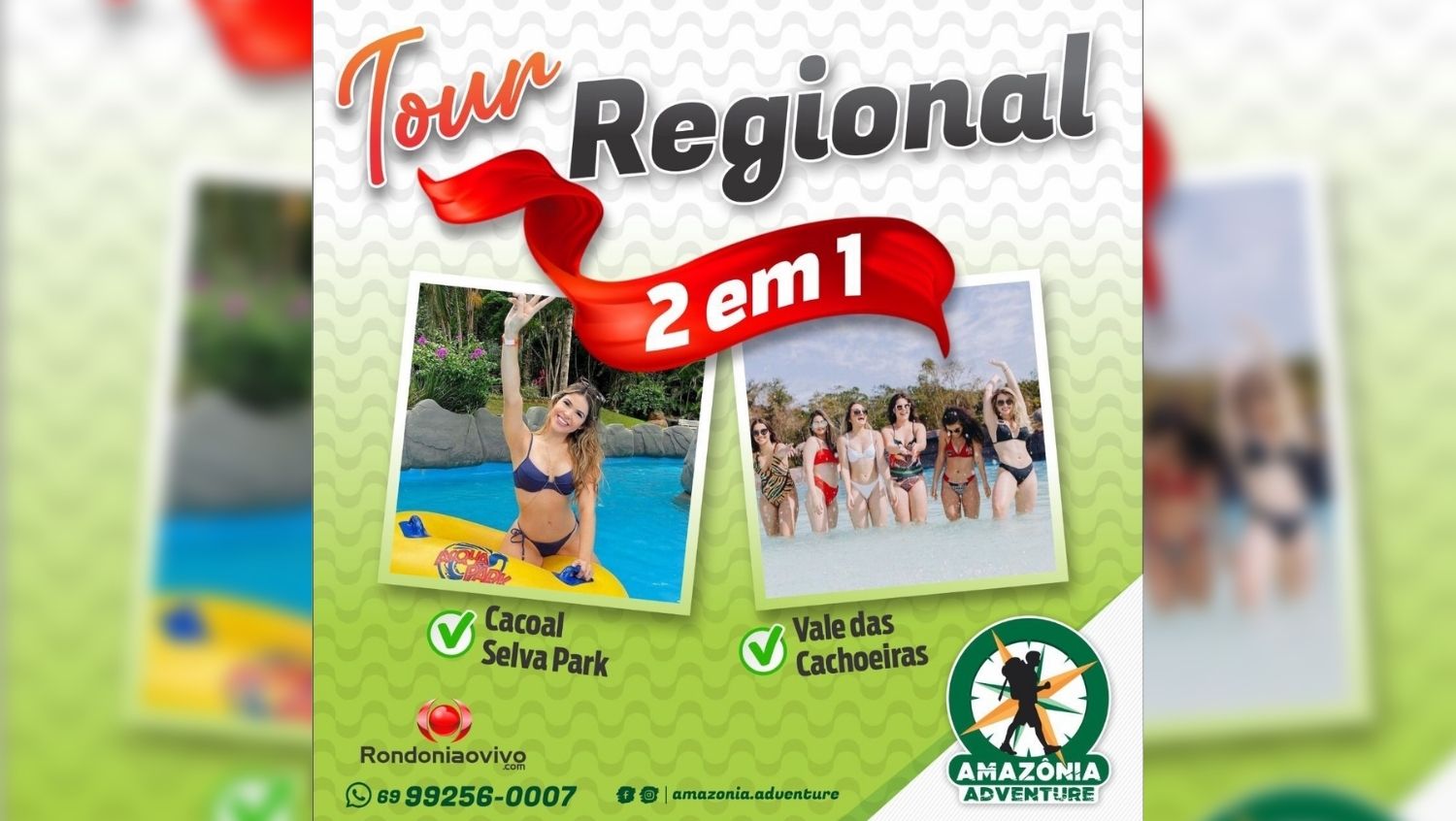 TOUR 2 EM 1: Selva Park e Vale das Cachoeiras com a Amazônia Adventure