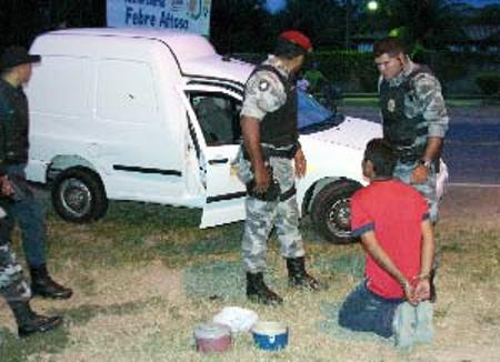 Roraima - PM apreende cocaína dentro de marmita que seria entregue na PA