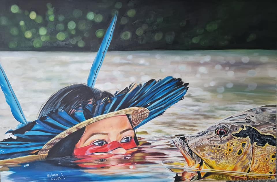   OLHARES DA AMAZÔNIA: Artista plástica Edna Costa expõe no hall da Assembleia Legislativa