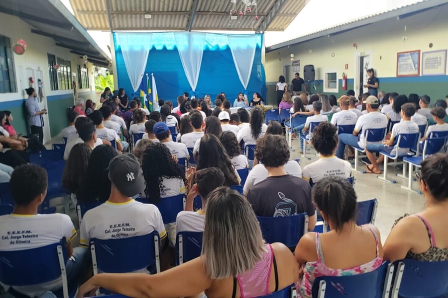 INVESTIMENTOS: Escola de distrito de Ji-Paraná recebe obra de pintura e reformas