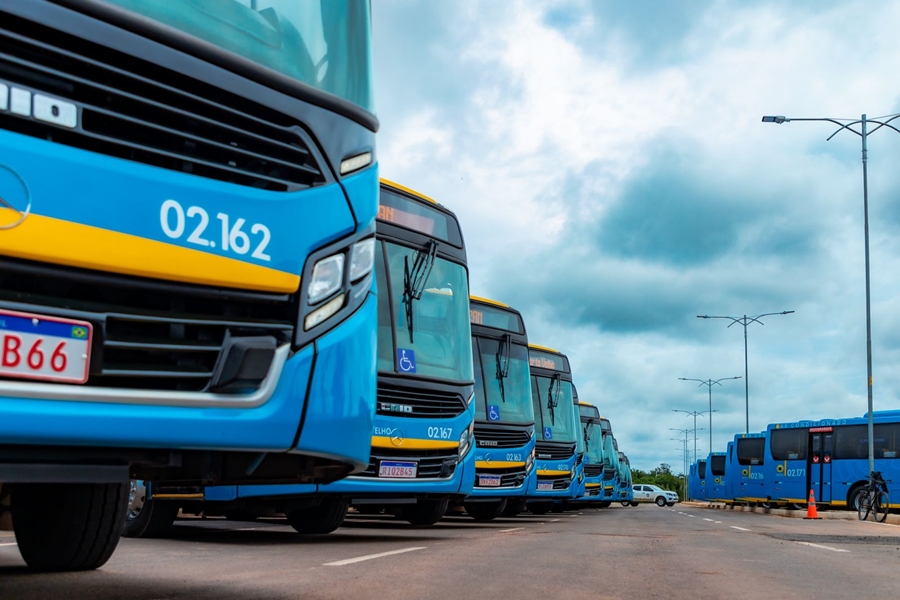 TRANSPORTE: PVH recebe 50 novos ônibus e tem a frota mais nova entre as capitais brasileiras
