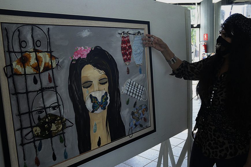 ARTES PLÁSTICAS: Artista de Rondônia retrata pandemia em forma de artes; exposição acontece na Ivan Marrocos