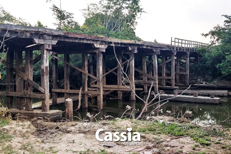 CONDIÇÕES PRECÁRIAS: Cássia Muleta indica reparo em ponte localizada na RO-010