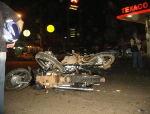  Acidente entre motocicletas na Jorge Teixeira-foto