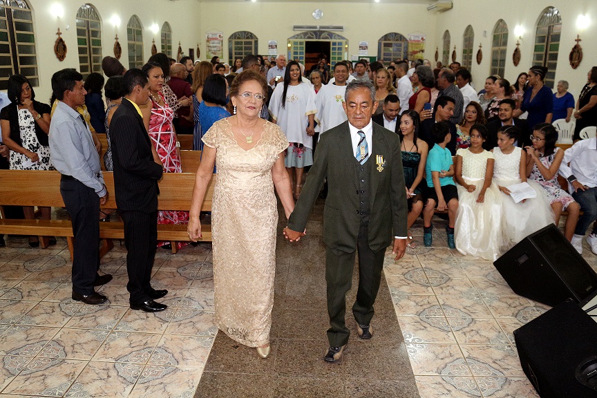 BODAS DE OURO: A festa em comemoração aos 50 anos de matrimônio de Miguel e Nazaré Silva