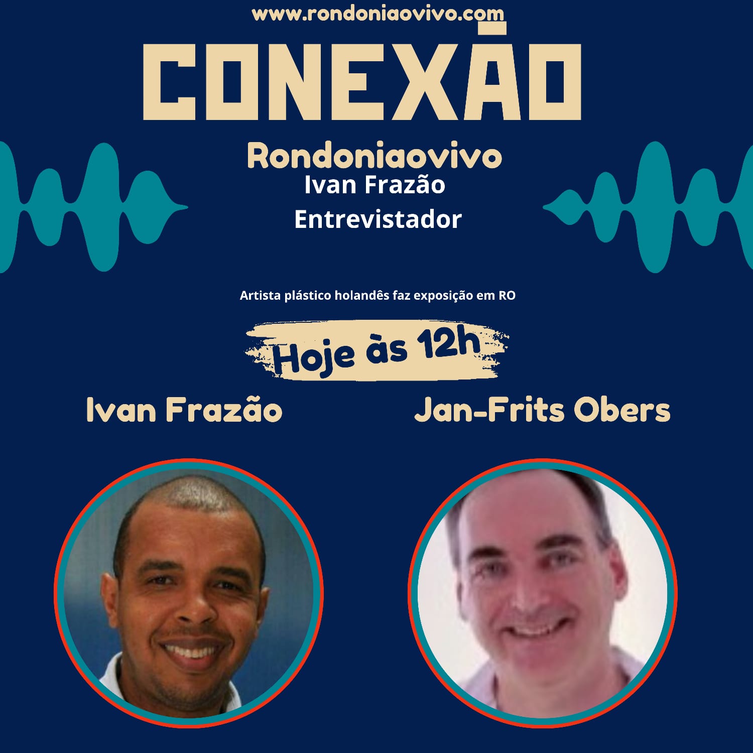 CONEXÃO RONDONIAOVIVO:  Artista plástico holandês Jan-Frits Obers expõe em RO até o dia 22