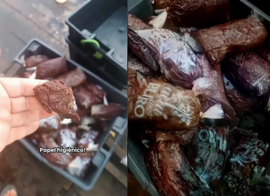 DENUNCIADO: Papel higiênico era usado por comerciante para engrossar açaí