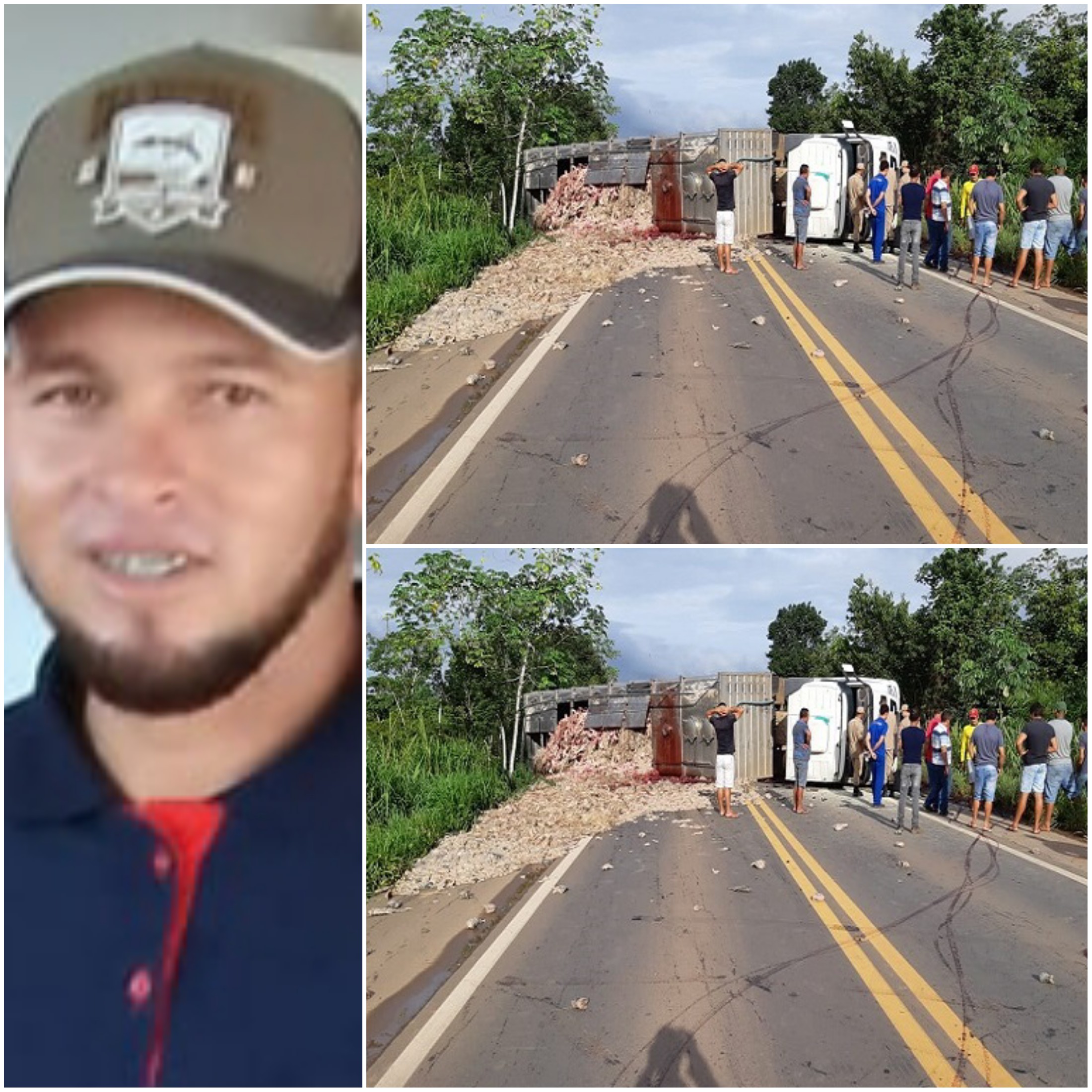 FATAL: Motorista de caminhão morre após acidente na BR-364