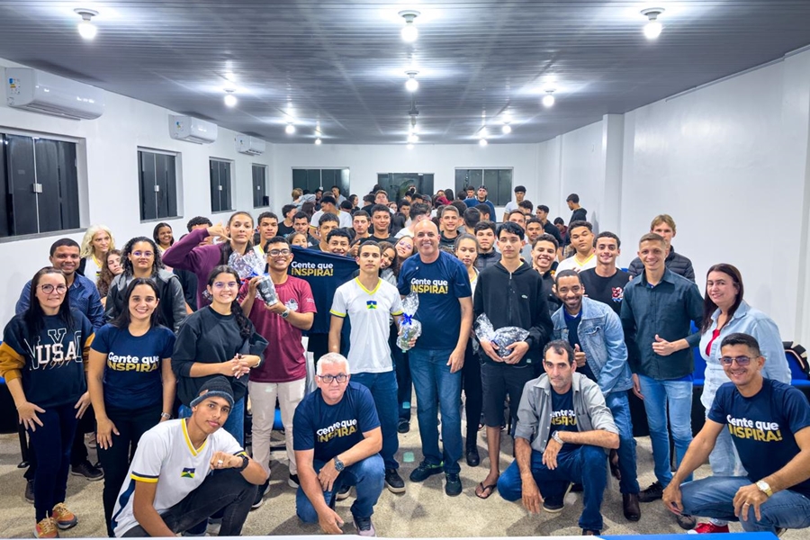 ISMAEL CRISPIN: Deputado realiza ciclo de palestras 'Gente que Inspira' em São Miguel do Guaporé