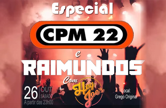 Confira os ganhadores para o Especial CPM22 + Raimundos