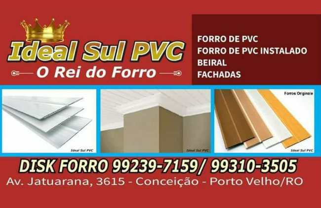 SERVIÇO: Ideal Sul Forro PVC instalado, qualidade para o seu ambiente