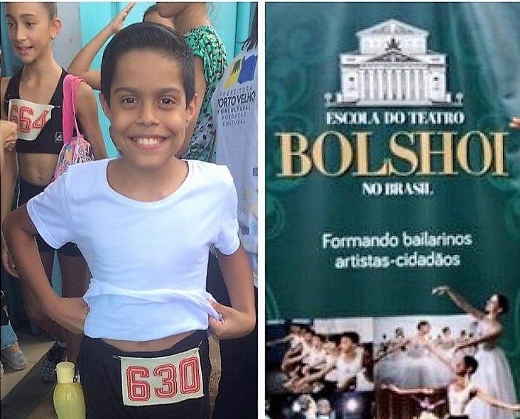 Bailarinos do Sesi Rondônia aprovados na seletiva do ballet Bolshoi de Joinville