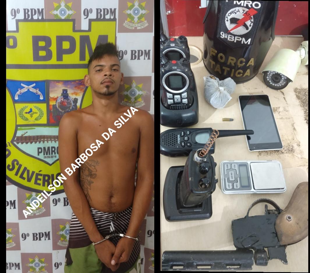 HT's DA PM e ARMA: Preso suspeito que alugava armamentos para roubos em Porto Velho