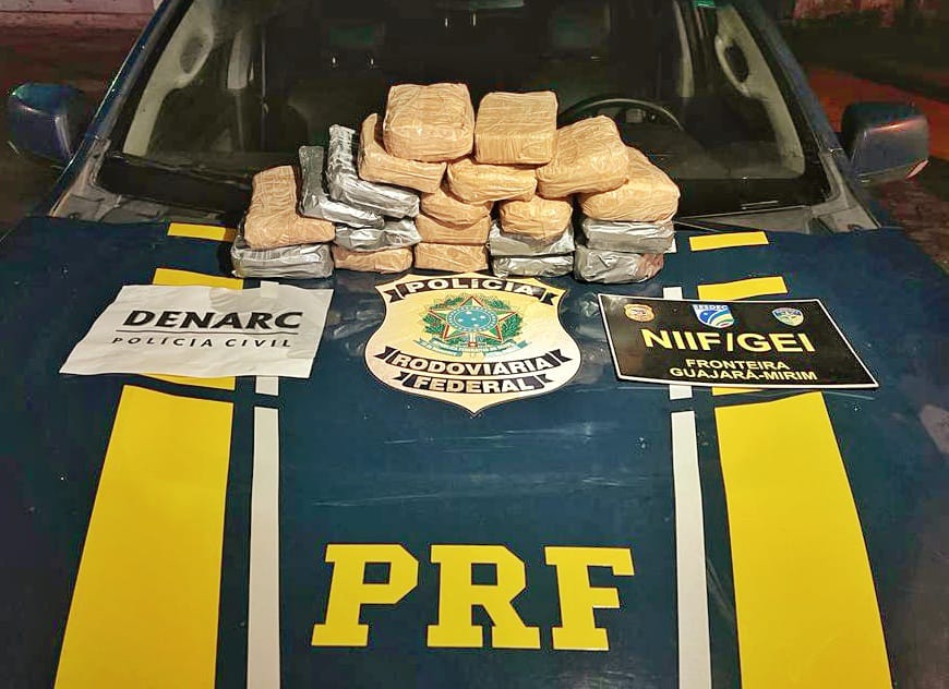 COMBATE AO TRÁFICO: PRF apreende mais de 50 quilos de cocaína durante ações em rodovias de RO