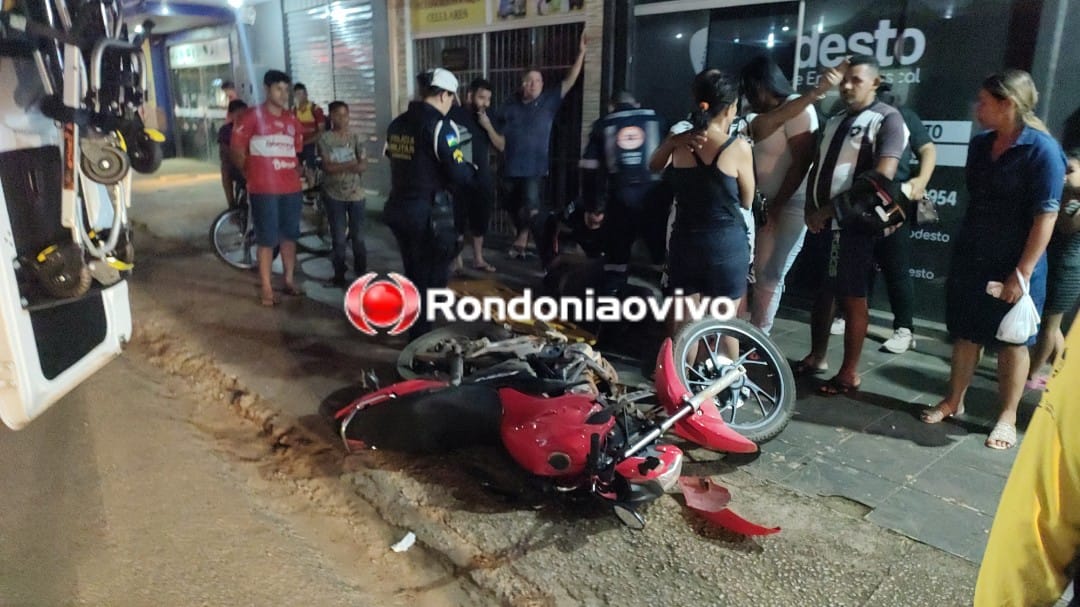 ASSISTA: Mulher em carro Siena deixa motoboy em estado grave e tenta fugir 