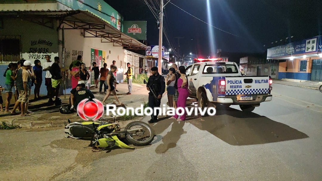 INTUBADO: Motociclista fica desacordado após cair de moto na zona Leste