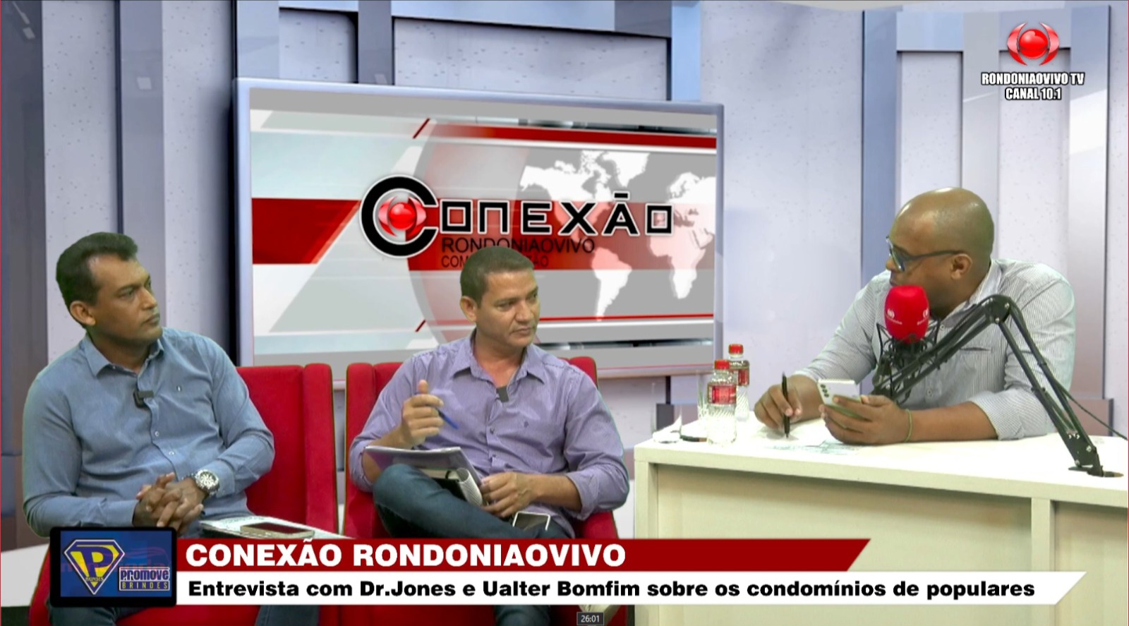 CONEXÃO RONDONIAOVIVO: Dr. Jones Alves e sindíco Ualter Bomfim falam sobre violência em condomínios