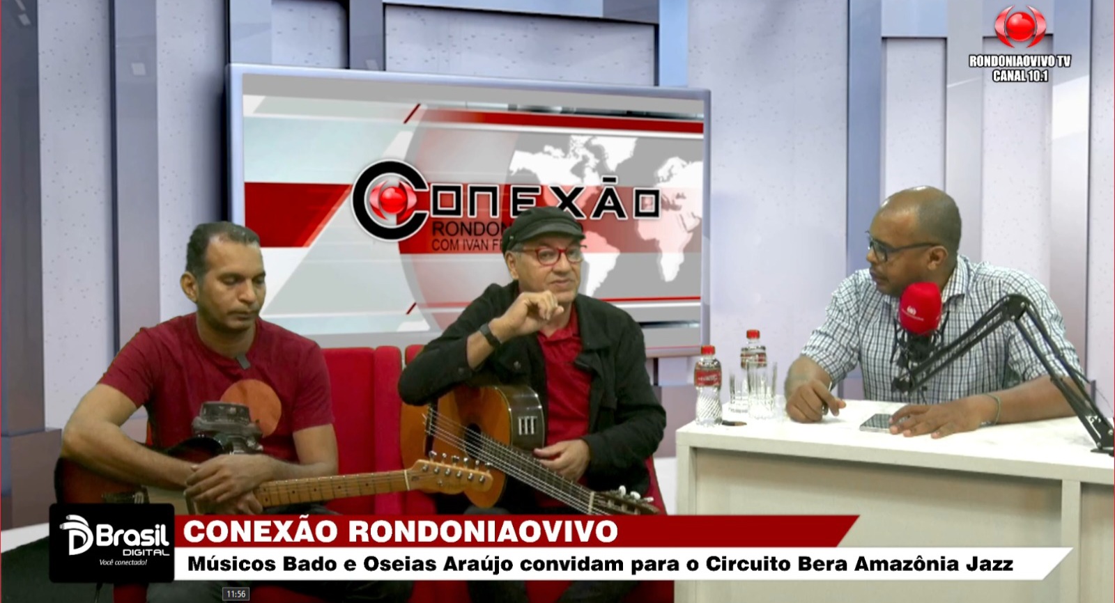 CONEXÃO RONDONIAOVIVO:   Músicos Bado e Oseias Araújo convidam para Circuito Bera Amazônia Jazz