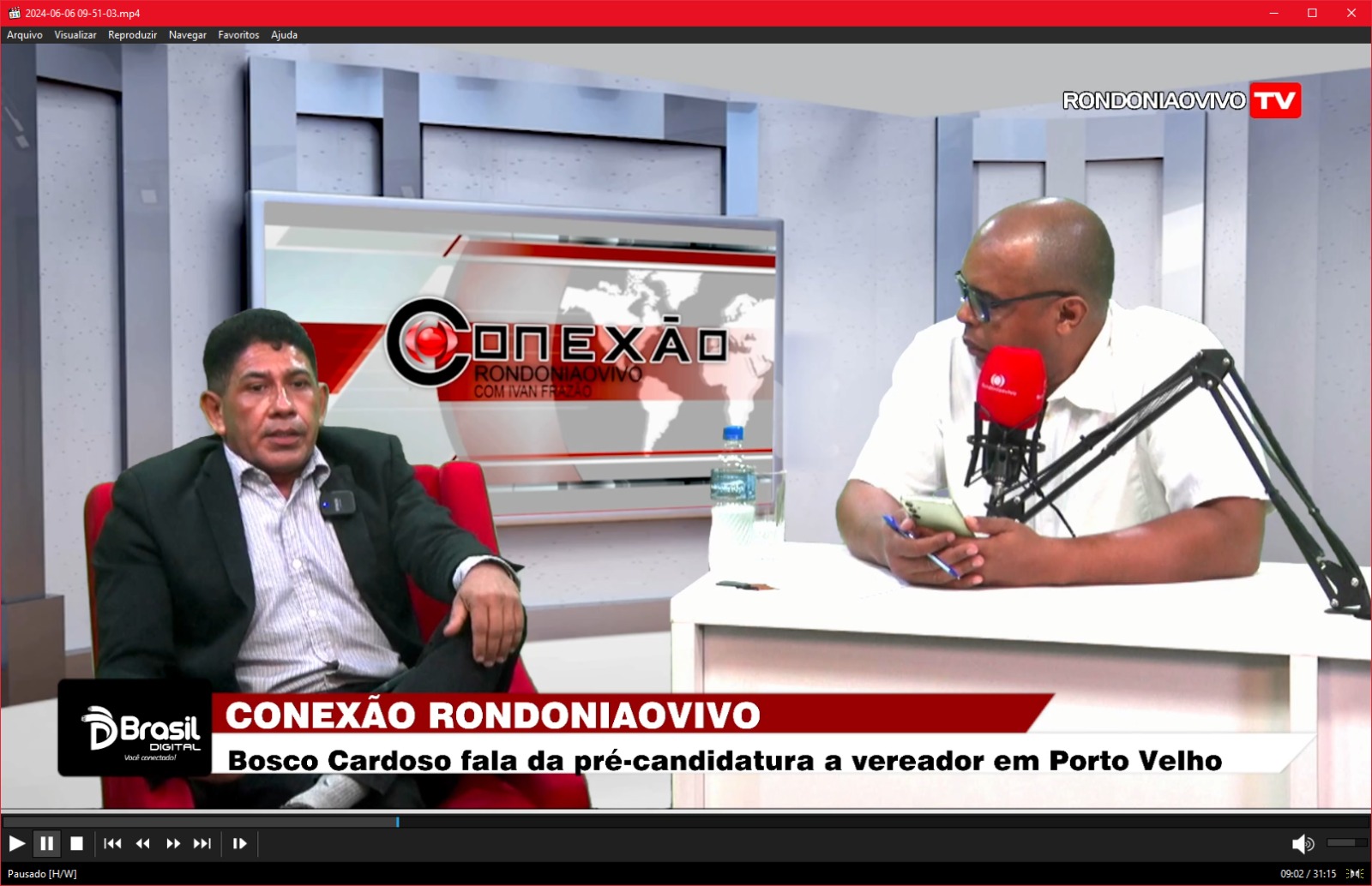 CONEXÃO RONDONIAOVIVO:   Bosco Cardoso fala da pré-candidatura a vereador em Porto Velho