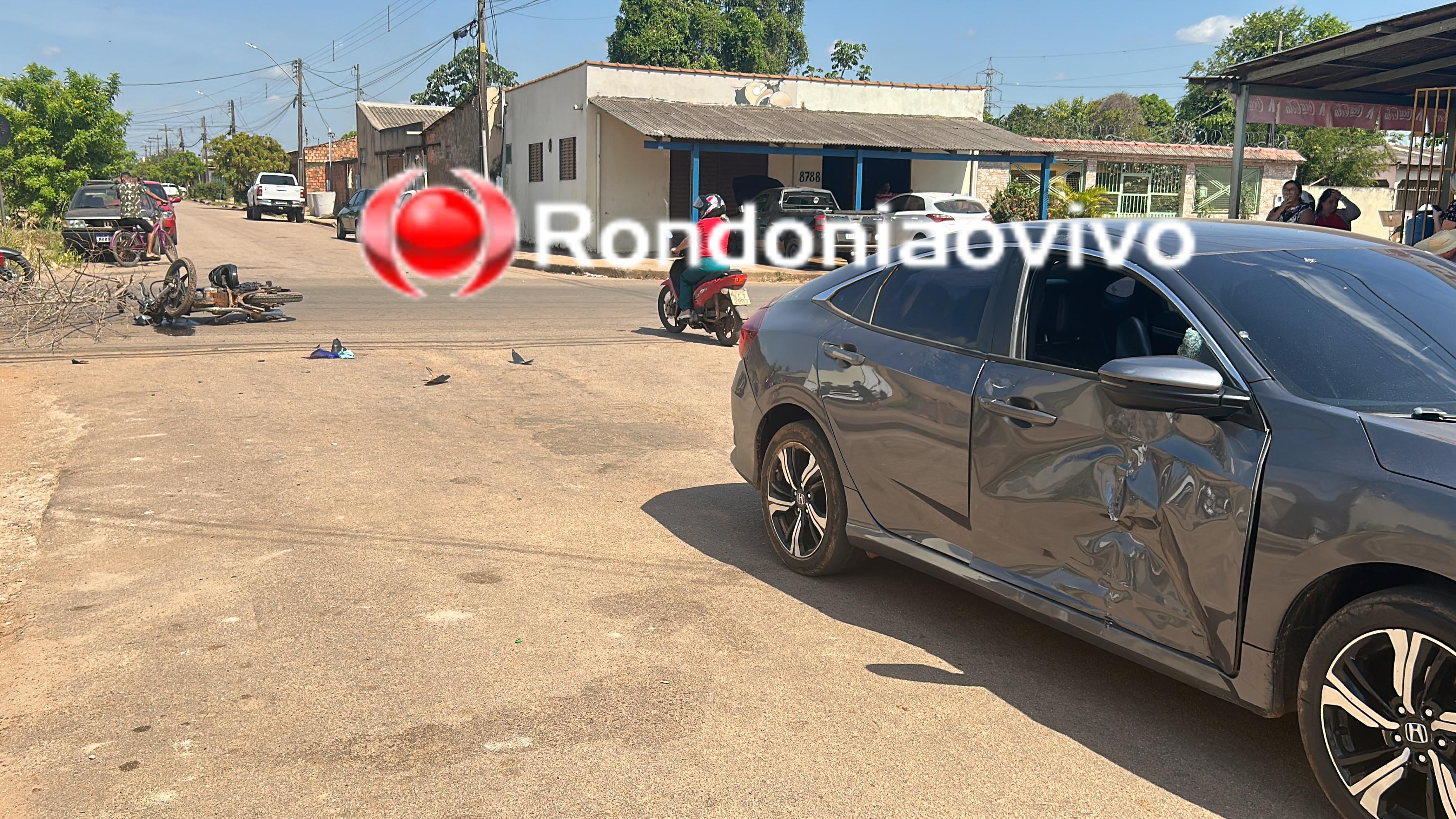 URGENTE: Mulher sofre traumatismo craniano em grave batida contra Honda Civic