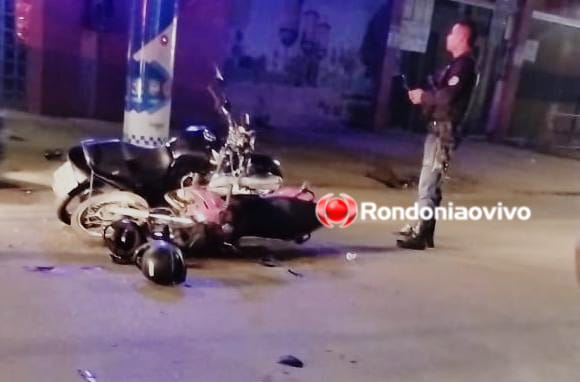 GRAVE: Colisão de frente deixa motociclistas seriamente feridos 