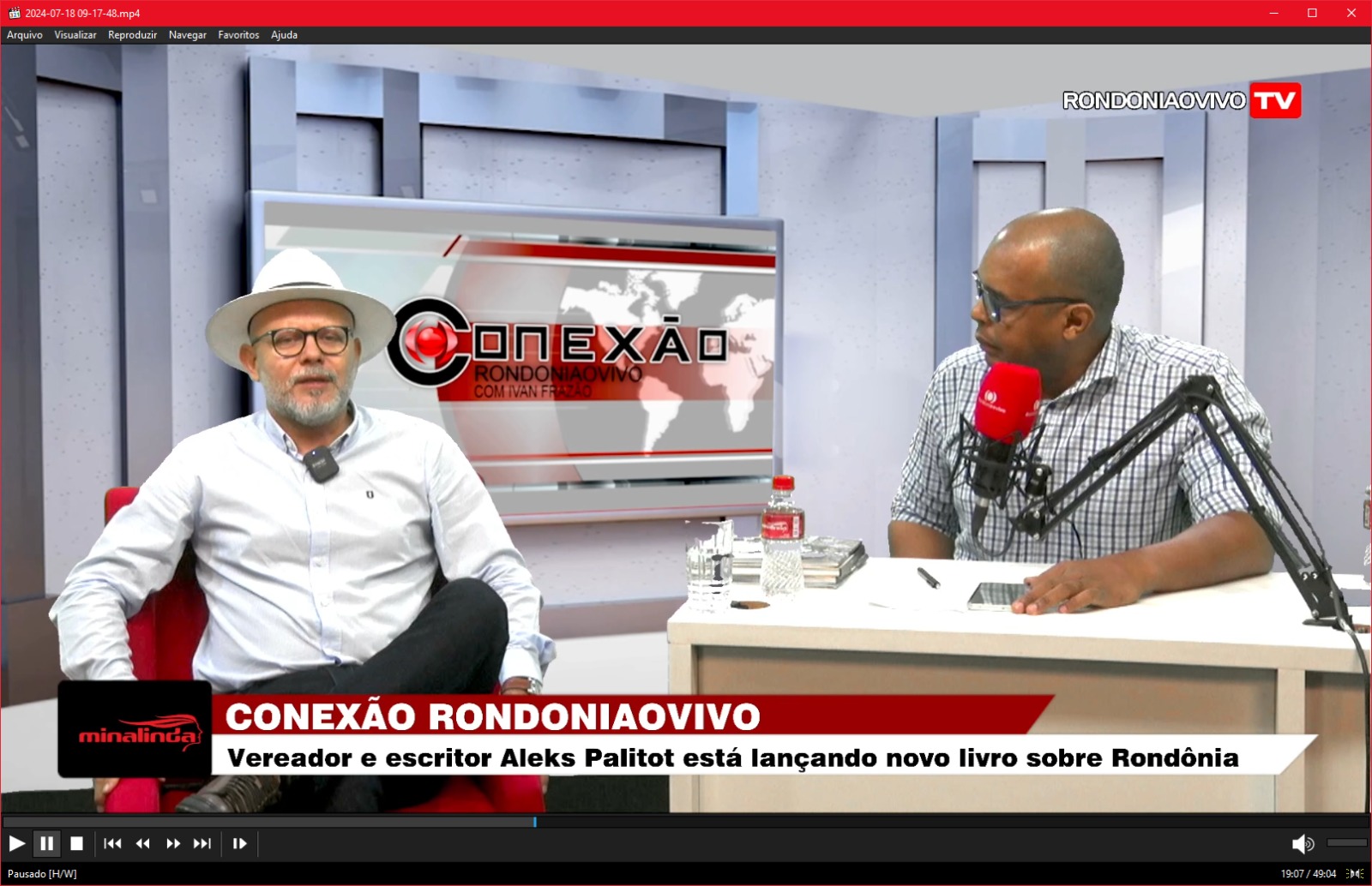 CONEXÃO RONDONIAOVIVO:  Vereador e escritor Alexis Palitot está lançando novo livro sobre Rondônia 