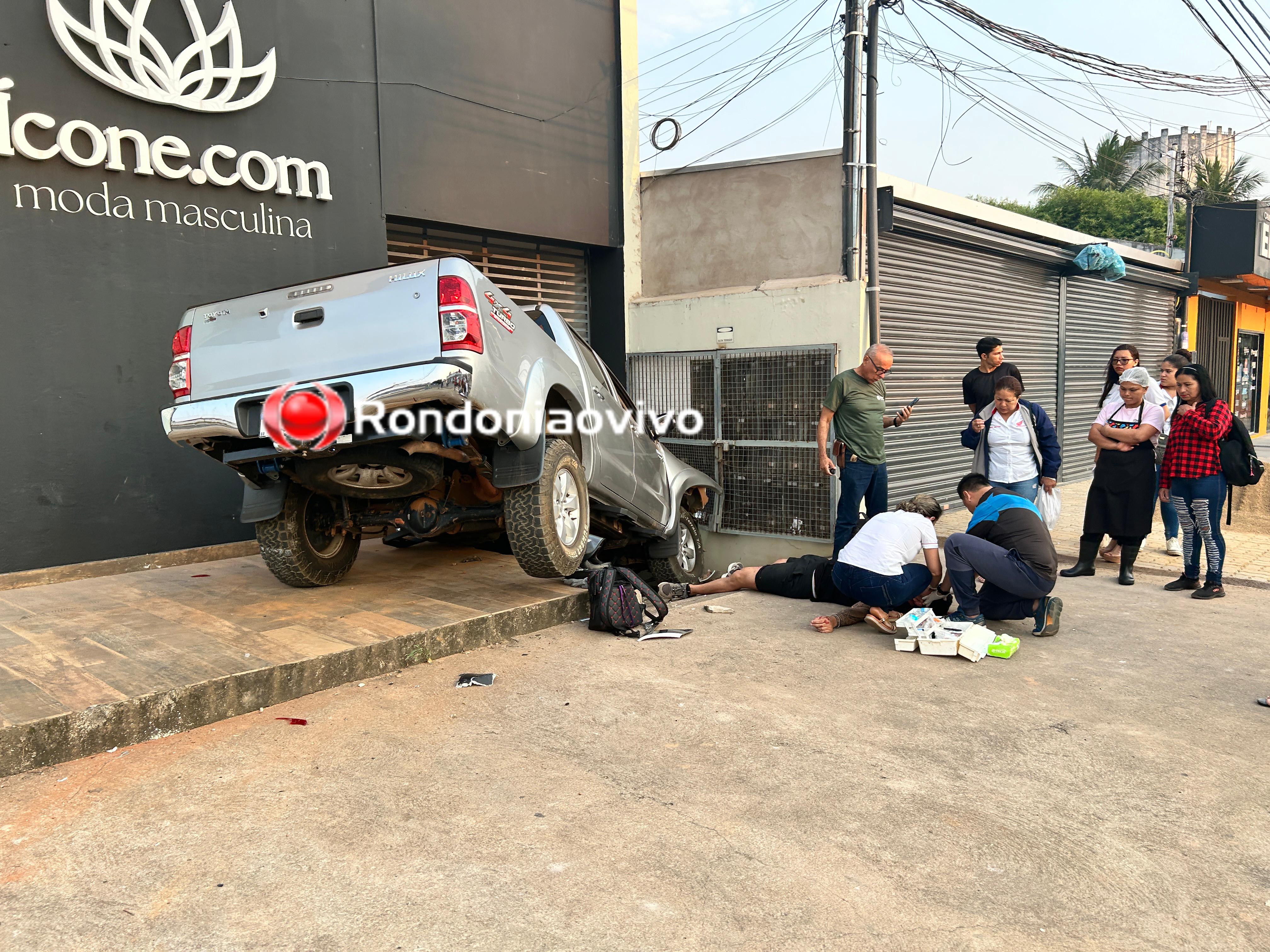 ASSISTA: Forte batida deixa dois gravemente feridos na Carlos Gomes